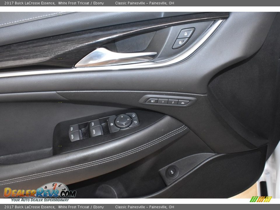 2017 Buick LaCrosse Essence White Frost Tricoat / Ebony Photo #11