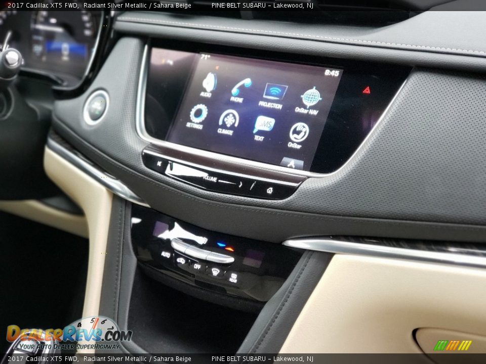 2017 Cadillac XT5 FWD Radiant Silver Metallic / Sahara Beige Photo #14