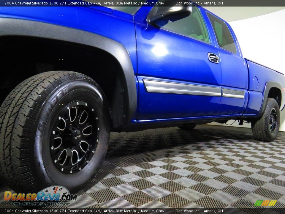 2004 Chevrolet Silverado 1500 Z71 Extended Cab 4x4 Arrival Blue Metallic / Medium Gray Photo #8