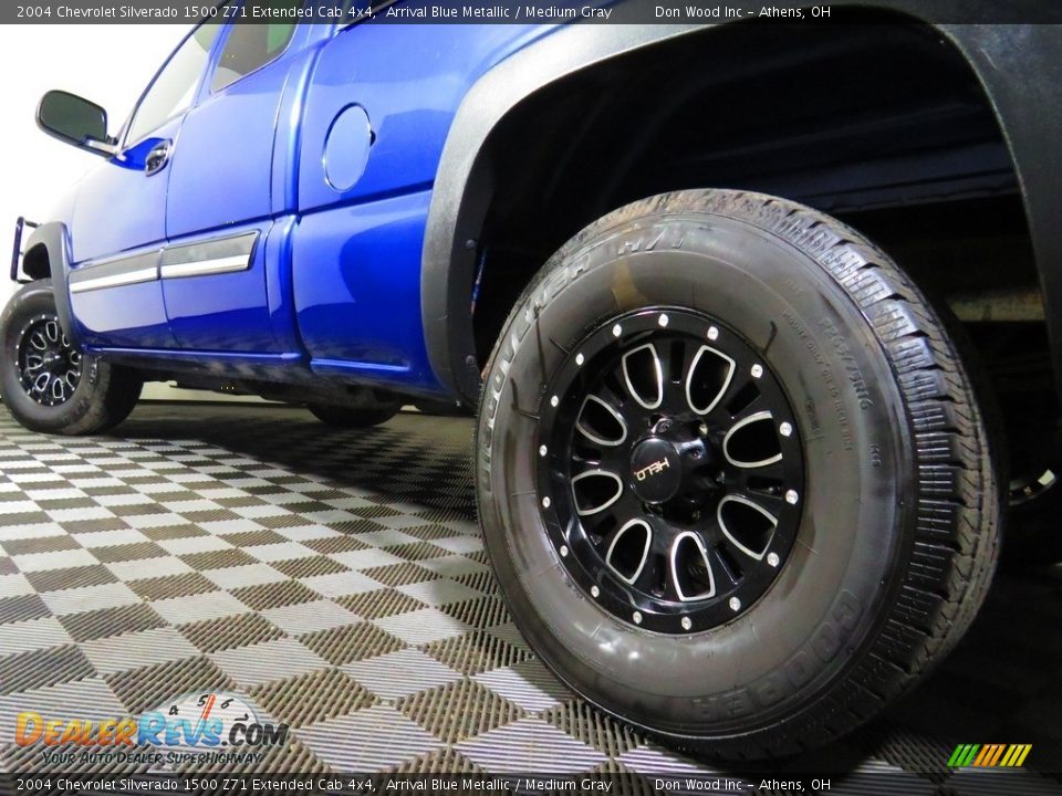 2004 Chevrolet Silverado 1500 Z71 Extended Cab 4x4 Arrival Blue Metallic / Medium Gray Photo #10