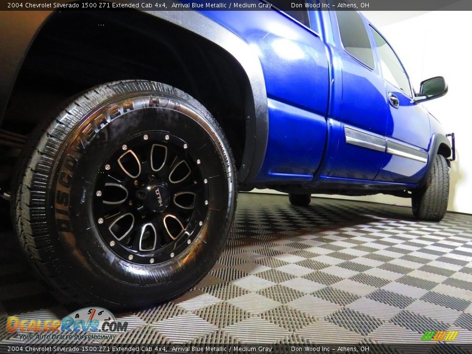2004 Chevrolet Silverado 1500 Z71 Extended Cab 4x4 Arrival Blue Metallic / Medium Gray Photo #14