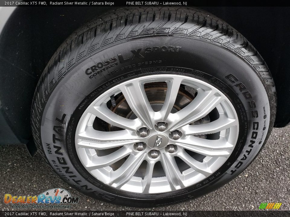 2017 Cadillac XT5 FWD Radiant Silver Metallic / Sahara Beige Photo #20