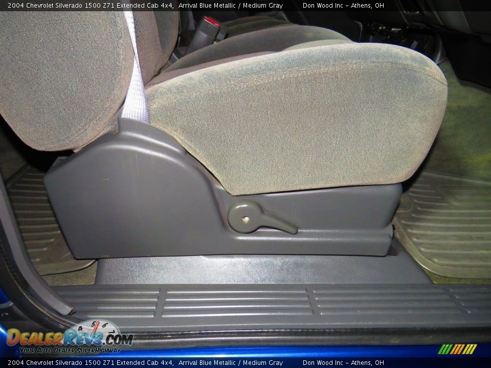 2004 Chevrolet Silverado 1500 Z71 Extended Cab 4x4 Arrival Blue Metallic / Medium Gray Photo #21