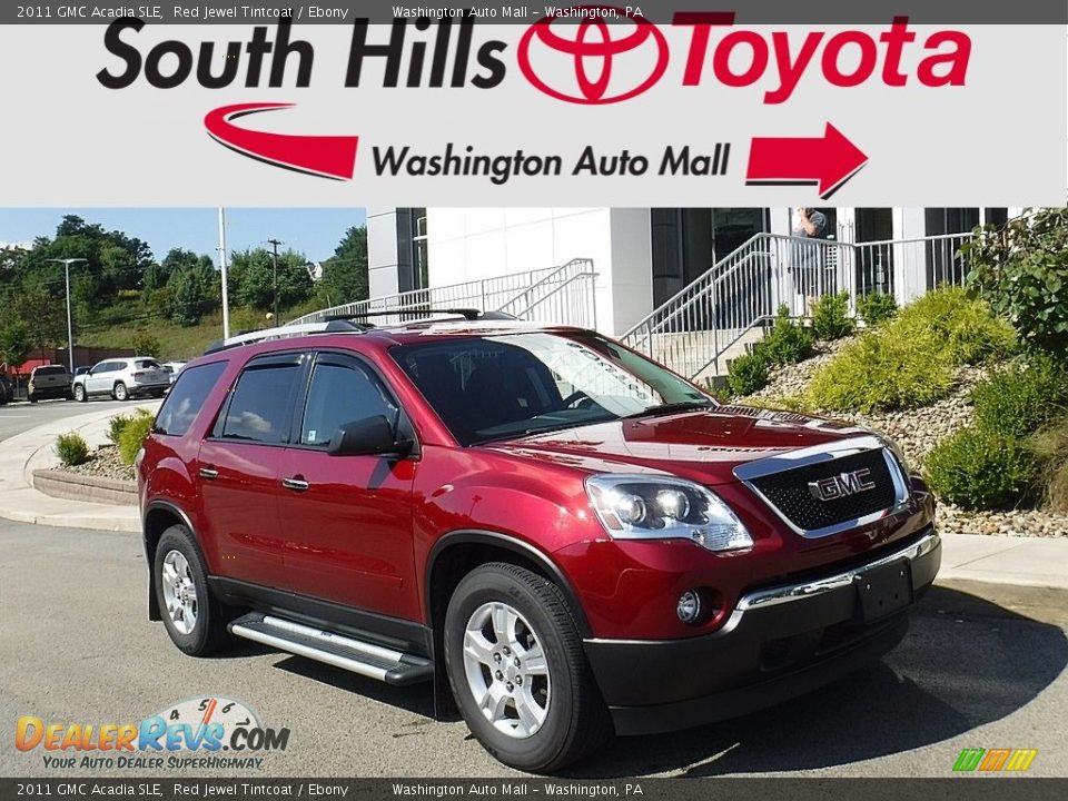 2011 GMC Acadia SLE Red Jewel Tintcoat / Ebony Photo #1