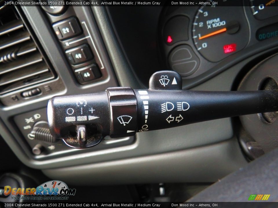 2004 Chevrolet Silverado 1500 Z71 Extended Cab 4x4 Arrival Blue Metallic / Medium Gray Photo #26