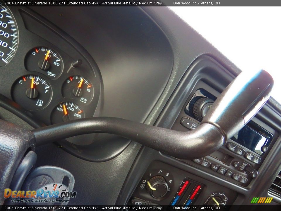 2004 Chevrolet Silverado 1500 Z71 Extended Cab 4x4 Arrival Blue Metallic / Medium Gray Photo #27