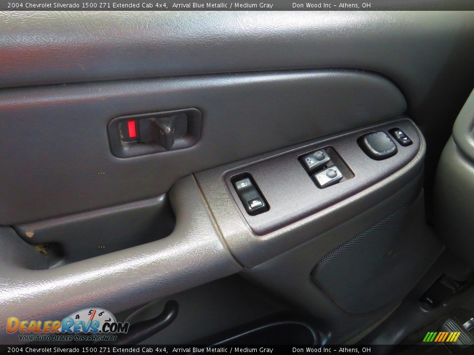2004 Chevrolet Silverado 1500 Z71 Extended Cab 4x4 Arrival Blue Metallic / Medium Gray Photo #29