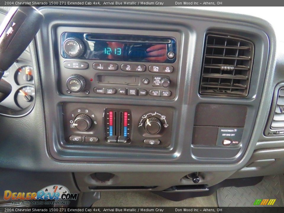 2004 Chevrolet Silverado 1500 Z71 Extended Cab 4x4 Arrival Blue Metallic / Medium Gray Photo #30