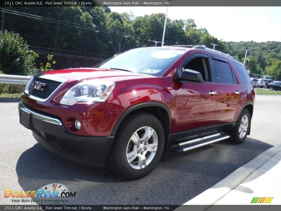 2011 GMC Acadia SLE Red Jewel Tintcoat / Ebony Photo #6