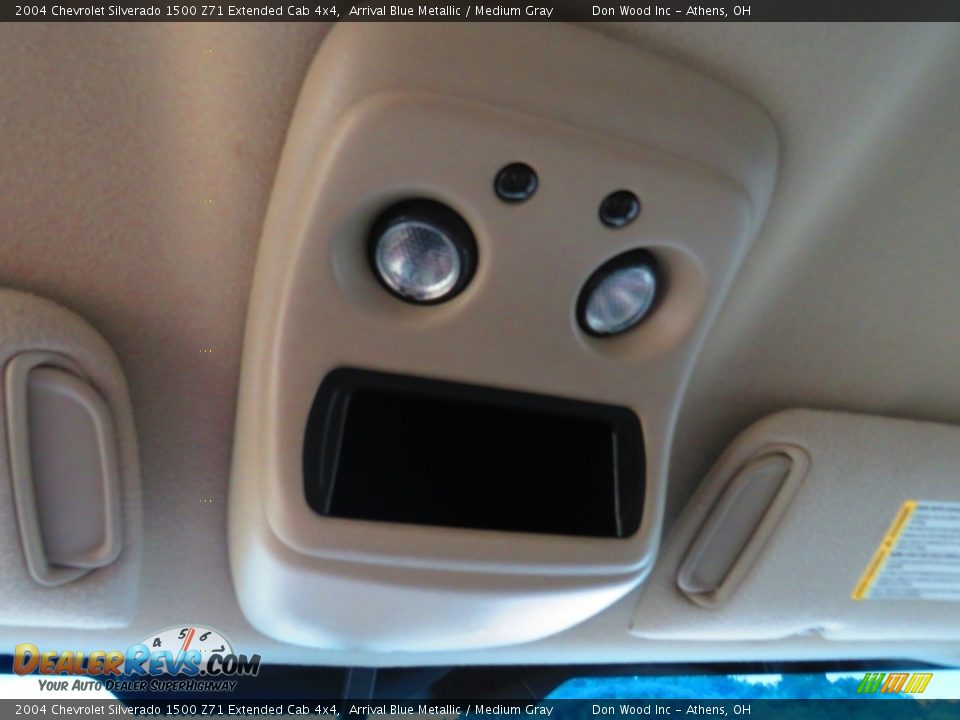 2004 Chevrolet Silverado 1500 Z71 Extended Cab 4x4 Arrival Blue Metallic / Medium Gray Photo #32