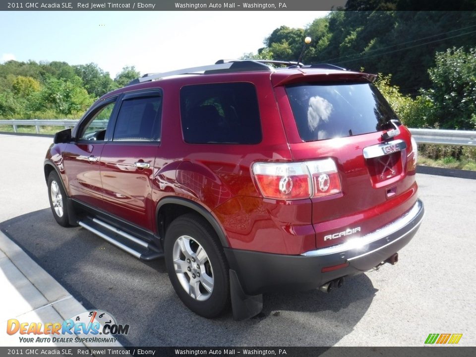 2011 GMC Acadia SLE Red Jewel Tintcoat / Ebony Photo #7