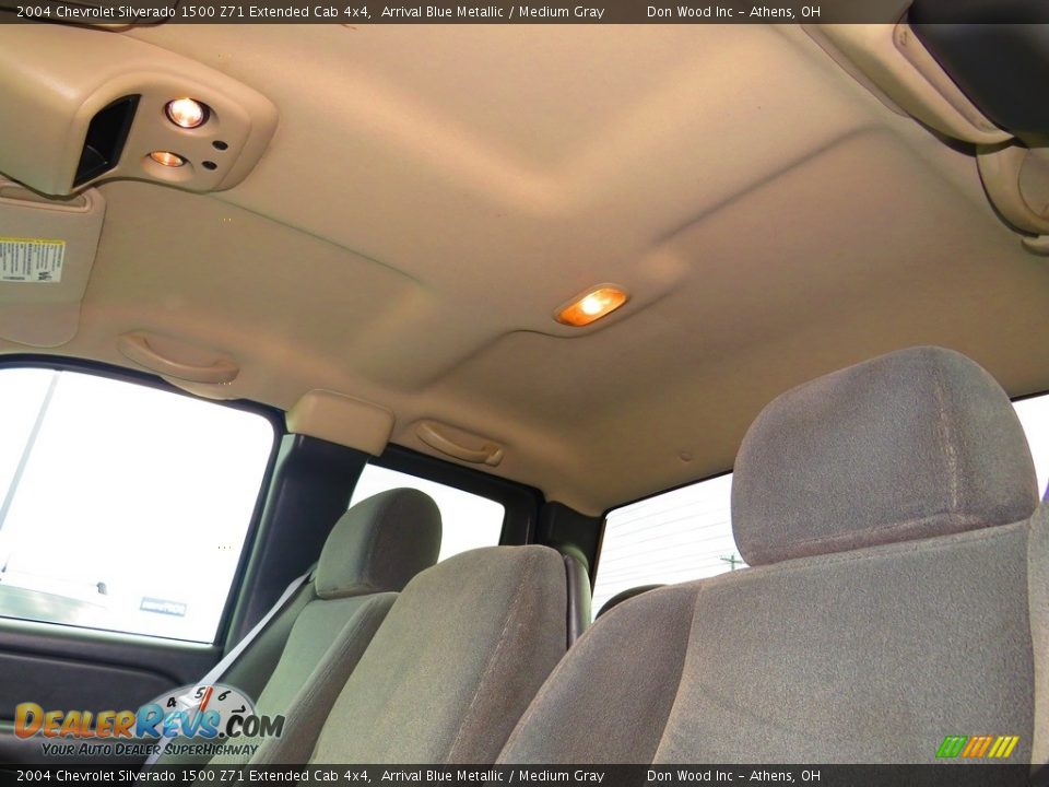 2004 Chevrolet Silverado 1500 Z71 Extended Cab 4x4 Arrival Blue Metallic / Medium Gray Photo #33