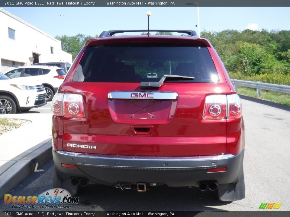 2011 GMC Acadia SLE Red Jewel Tintcoat / Ebony Photo #8