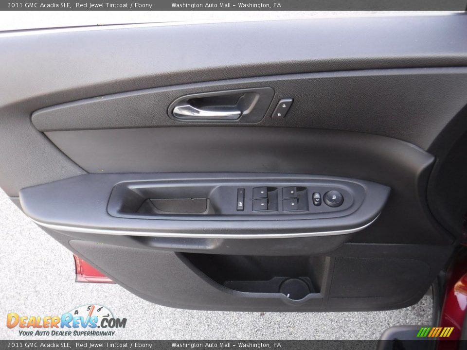 2011 GMC Acadia SLE Red Jewel Tintcoat / Ebony Photo #10