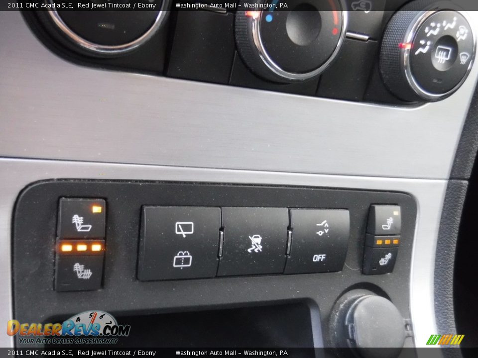 2011 GMC Acadia SLE Red Jewel Tintcoat / Ebony Photo #15