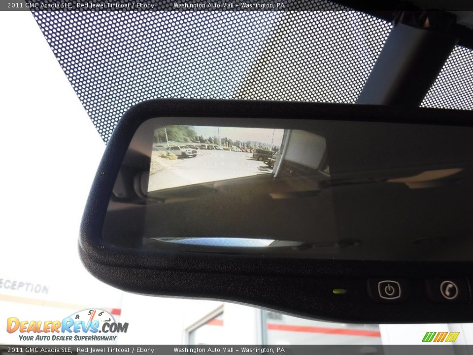 2011 GMC Acadia SLE Red Jewel Tintcoat / Ebony Photo #17
