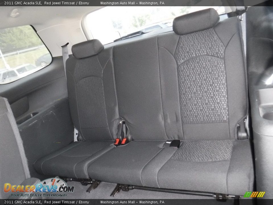 2011 GMC Acadia SLE Red Jewel Tintcoat / Ebony Photo #22
