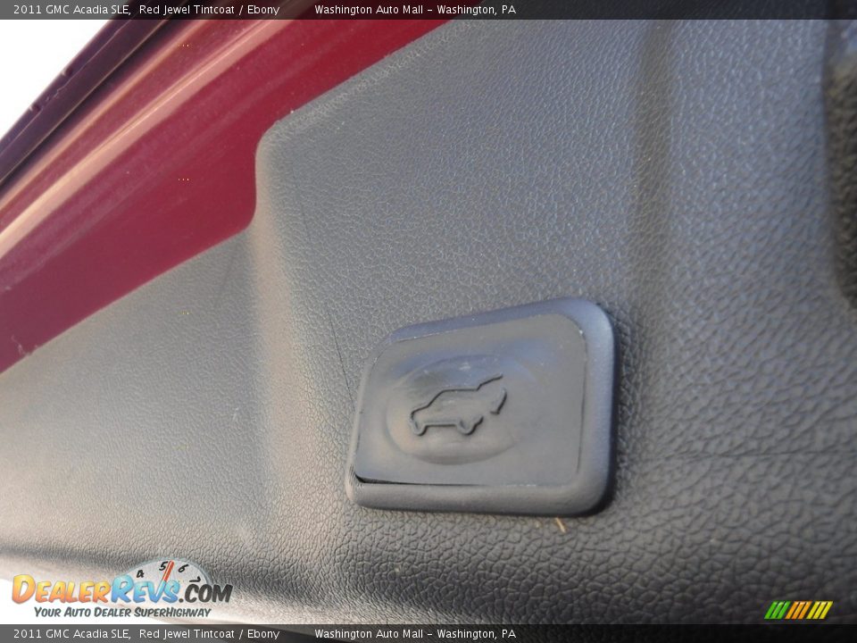 2011 GMC Acadia SLE Red Jewel Tintcoat / Ebony Photo #24
