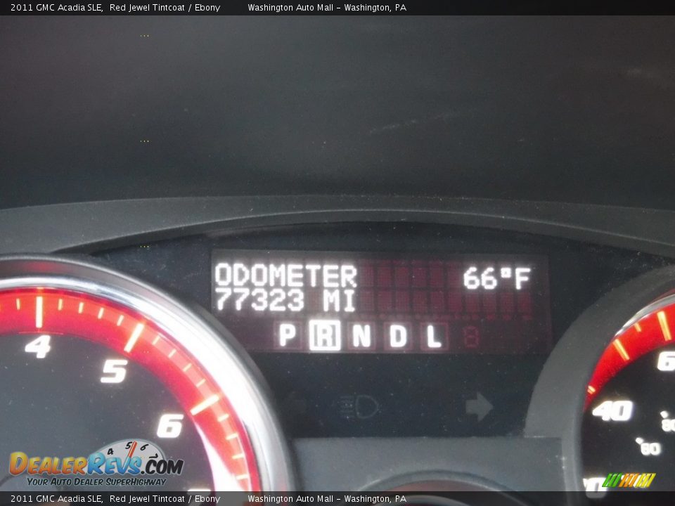 2011 GMC Acadia SLE Red Jewel Tintcoat / Ebony Photo #27
