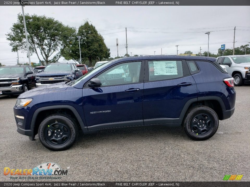 Jazz Blue Pearl 2020 Jeep Compass Sport 4x4 Photo #3