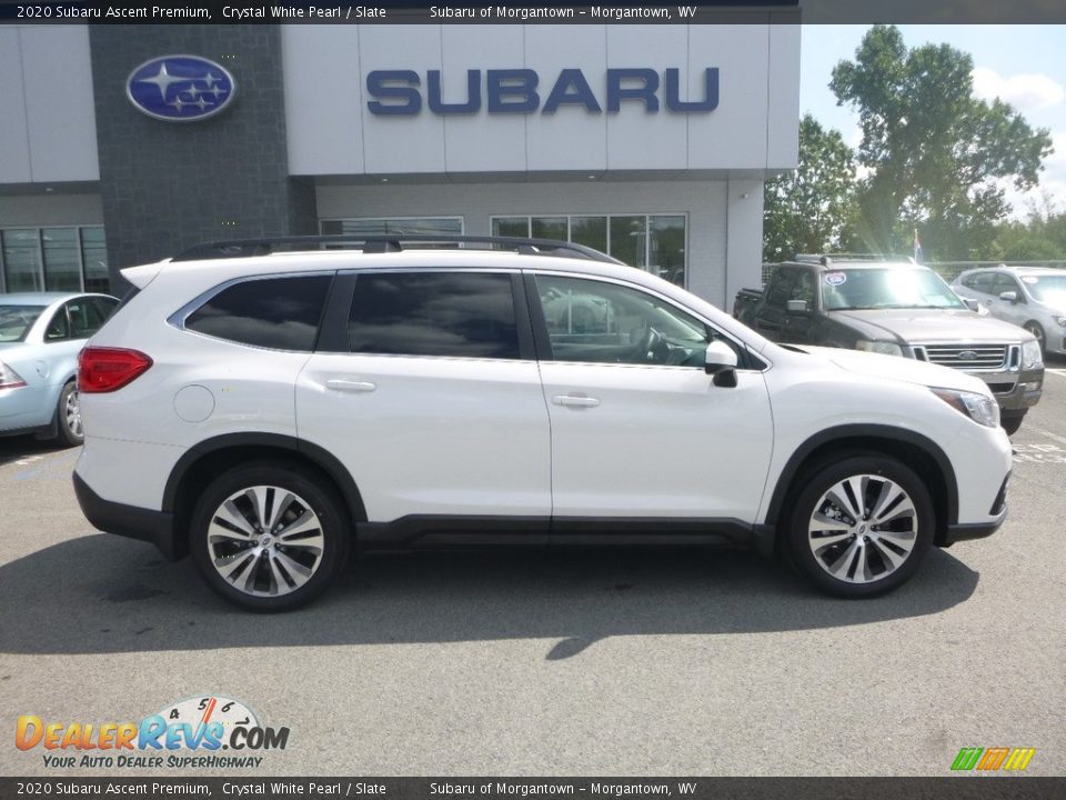 2020 Subaru Ascent Premium Crystal White Pearl / Slate Photo #3
