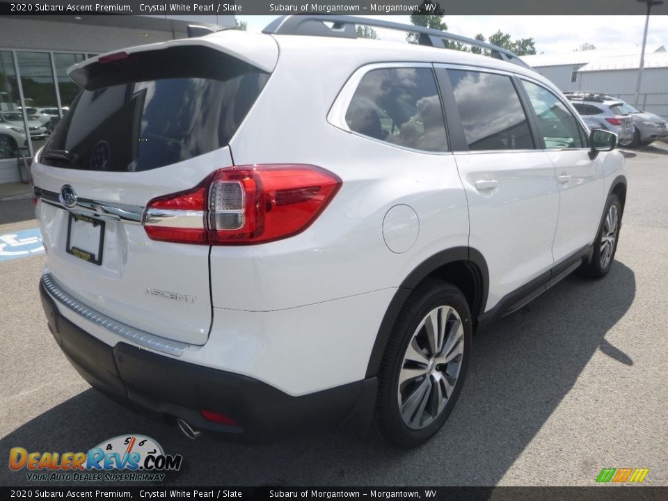 2020 Subaru Ascent Premium Crystal White Pearl / Slate Photo #4