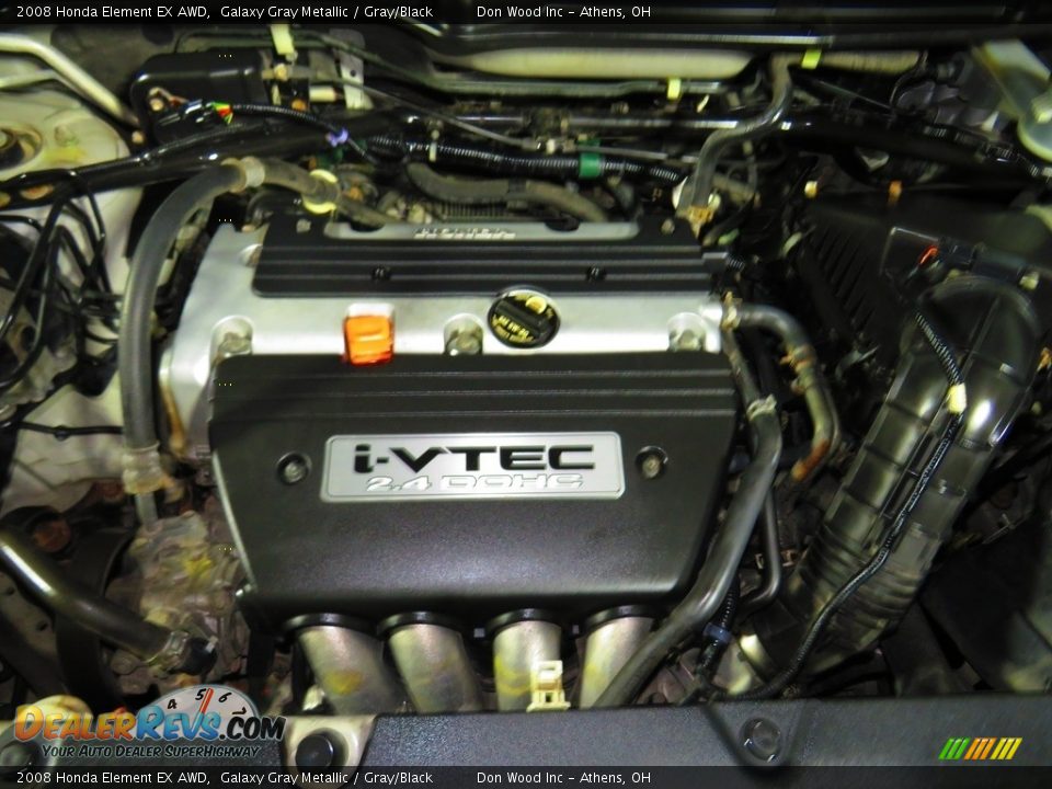 2008 Honda Element EX AWD Galaxy Gray Metallic / Gray/Black Photo #6