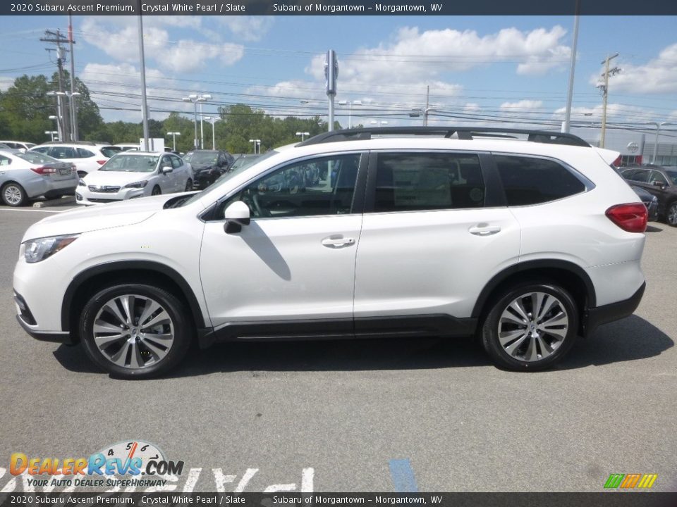 2020 Subaru Ascent Premium Crystal White Pearl / Slate Photo #7