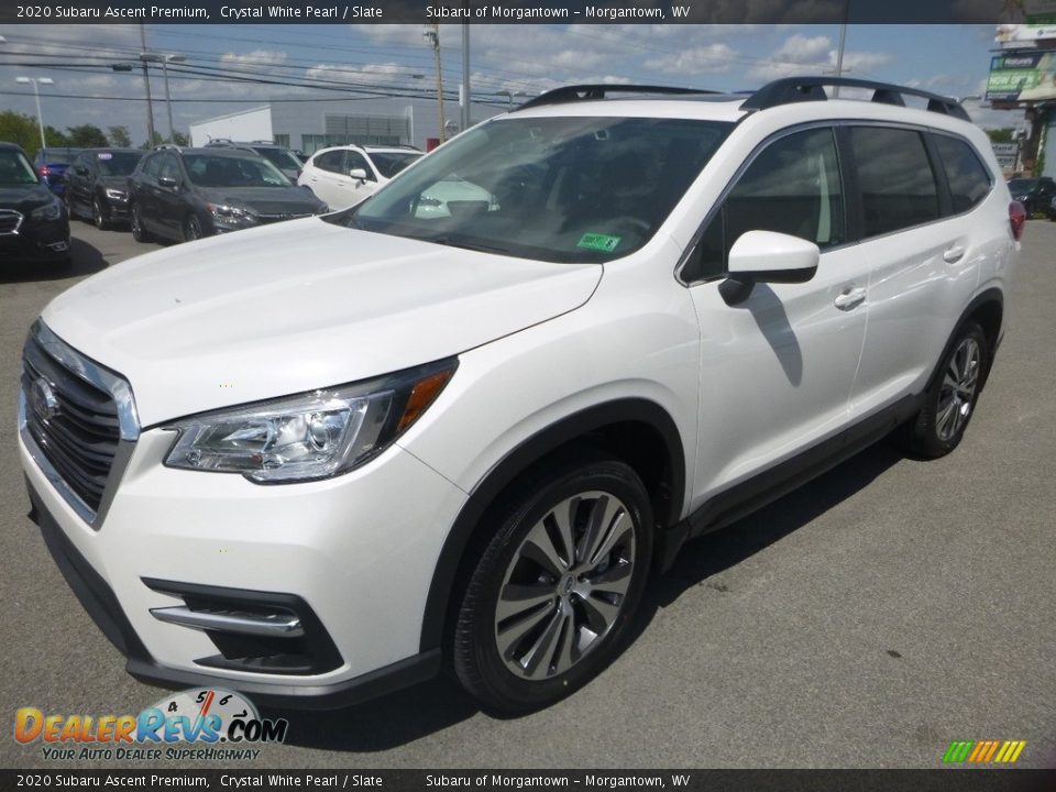 2020 Subaru Ascent Premium Crystal White Pearl / Slate Photo #8