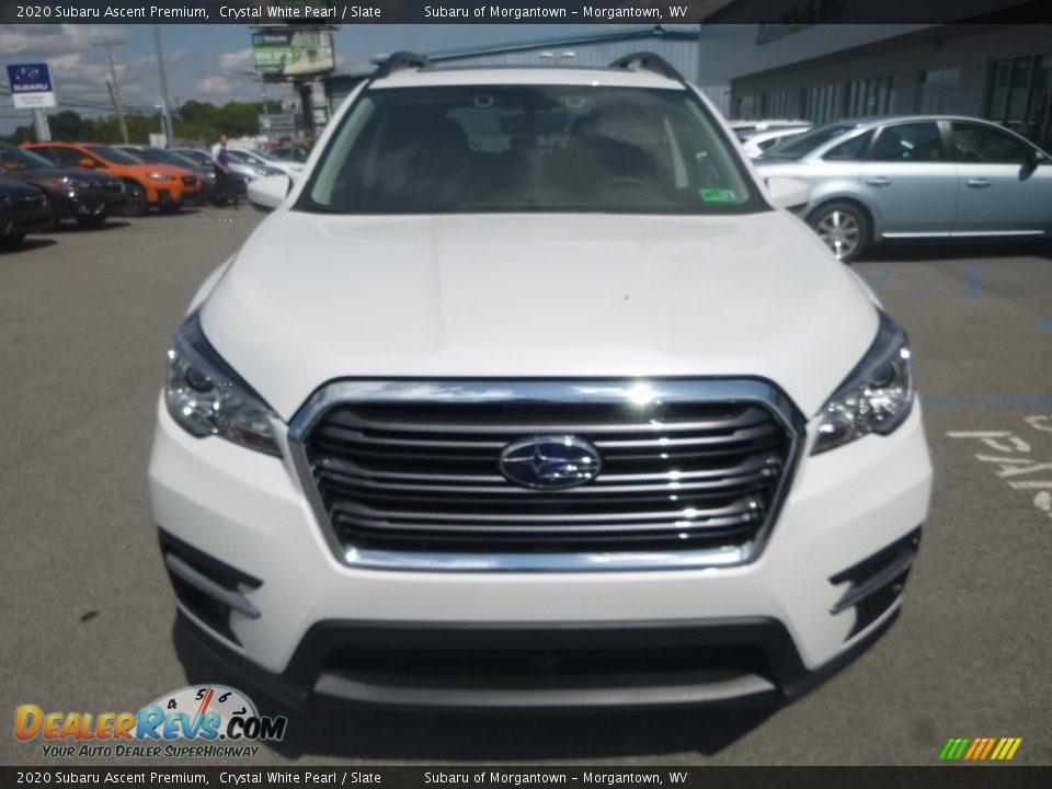 2020 Subaru Ascent Premium Crystal White Pearl / Slate Photo #9