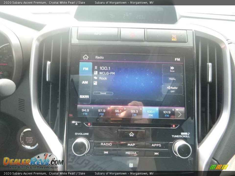 2020 Subaru Ascent Premium Crystal White Pearl / Slate Photo #17