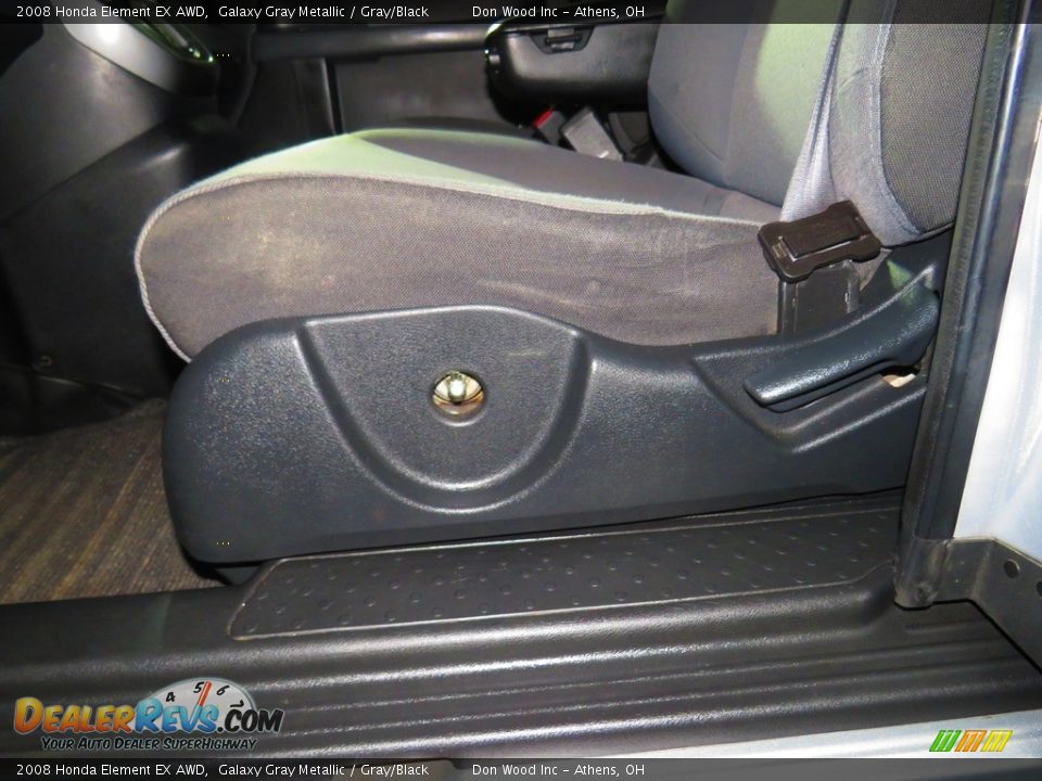 2008 Honda Element EX AWD Galaxy Gray Metallic / Gray/Black Photo #18