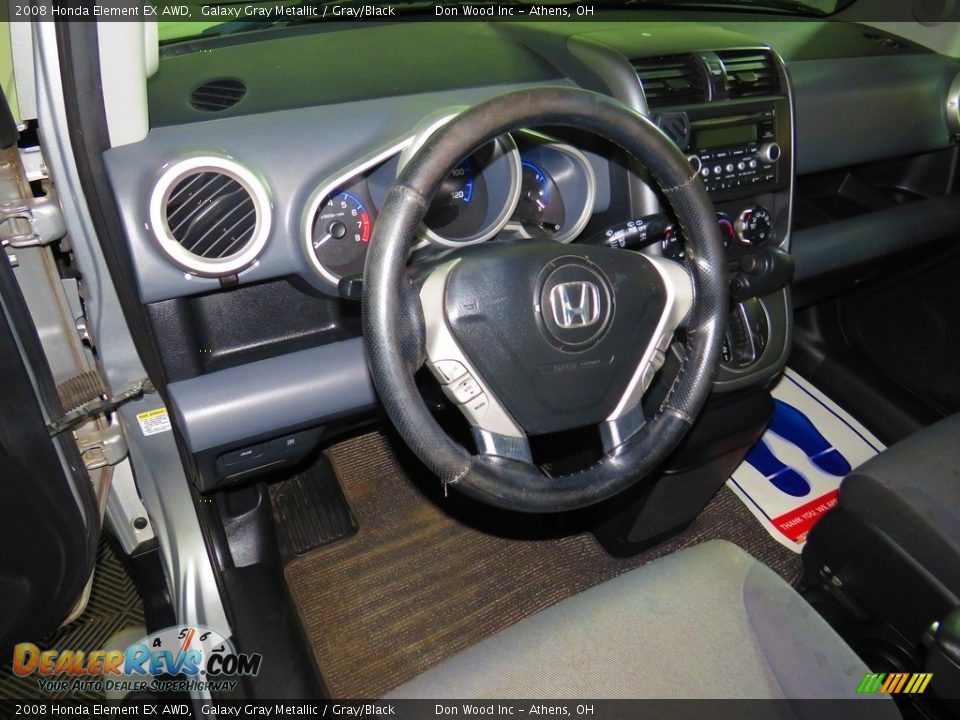 2008 Honda Element EX AWD Galaxy Gray Metallic / Gray/Black Photo #19