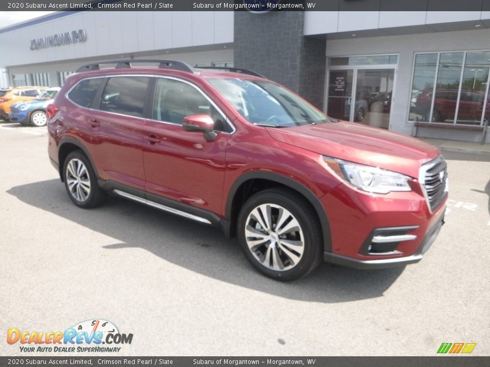 2020 Subaru Ascent Limited Crimson Red Pearl / Slate Photo #1