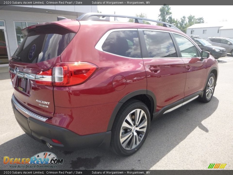 2020 Subaru Ascent Limited Crimson Red Pearl / Slate Photo #4