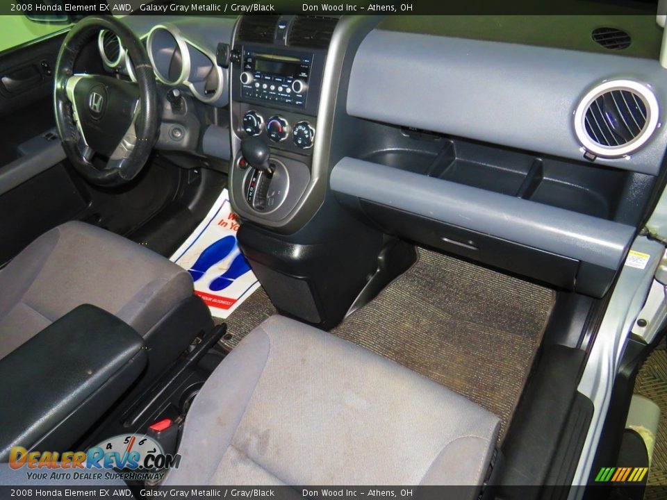 2008 Honda Element EX AWD Galaxy Gray Metallic / Gray/Black Photo #24