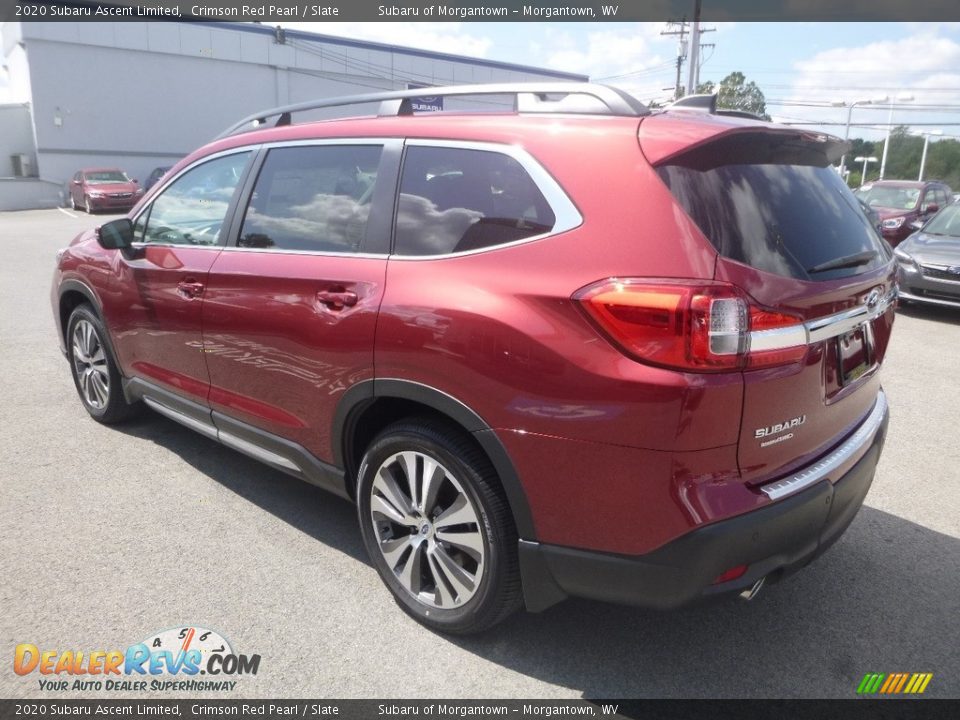 2020 Subaru Ascent Limited Crimson Red Pearl / Slate Photo #6