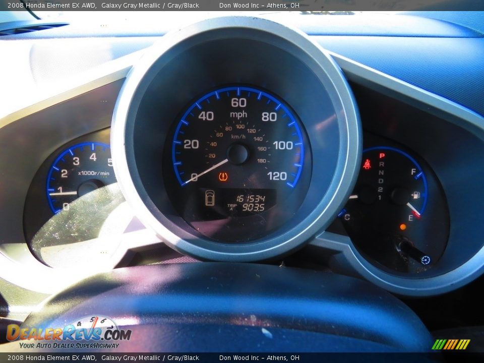 2008 Honda Element EX AWD Galaxy Gray Metallic / Gray/Black Photo #26
