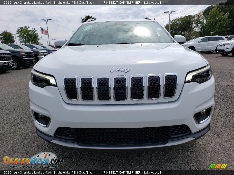 2020 Jeep Cherokee Limited 4x4 Bright White / Ski Gray/Black Photo #2