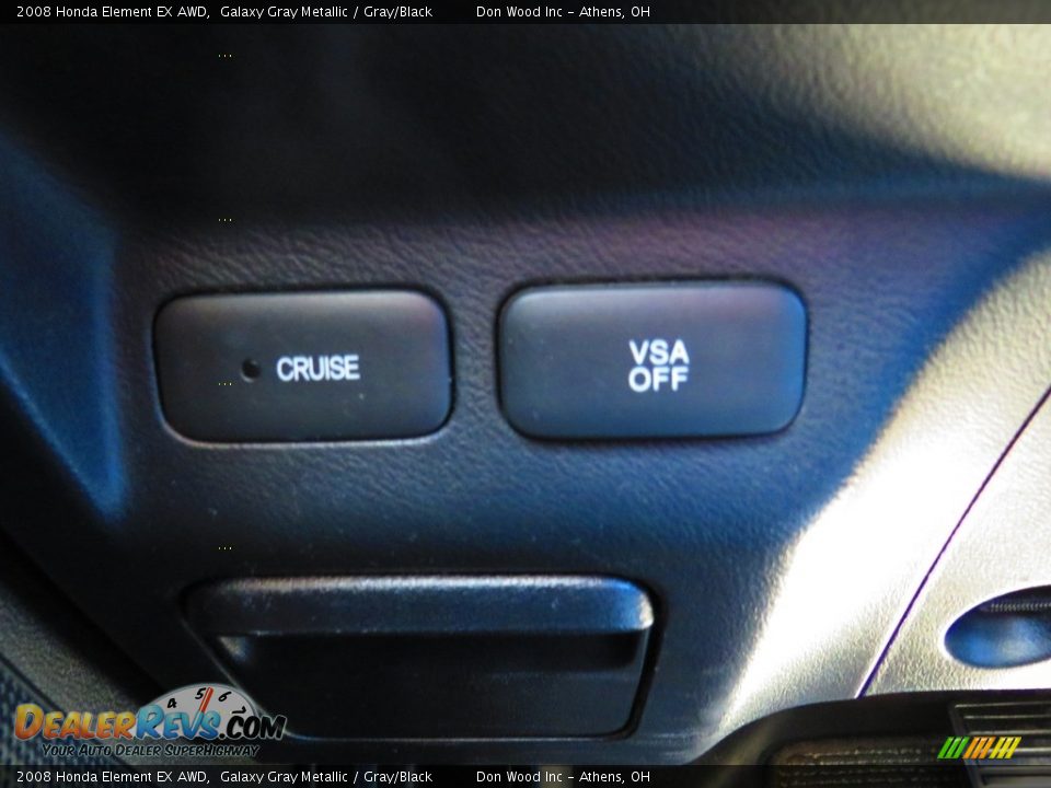2008 Honda Element EX AWD Galaxy Gray Metallic / Gray/Black Photo #30
