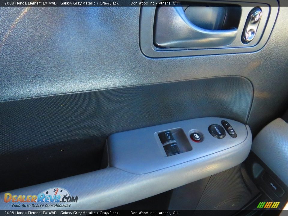 2008 Honda Element EX AWD Galaxy Gray Metallic / Gray/Black Photo #31