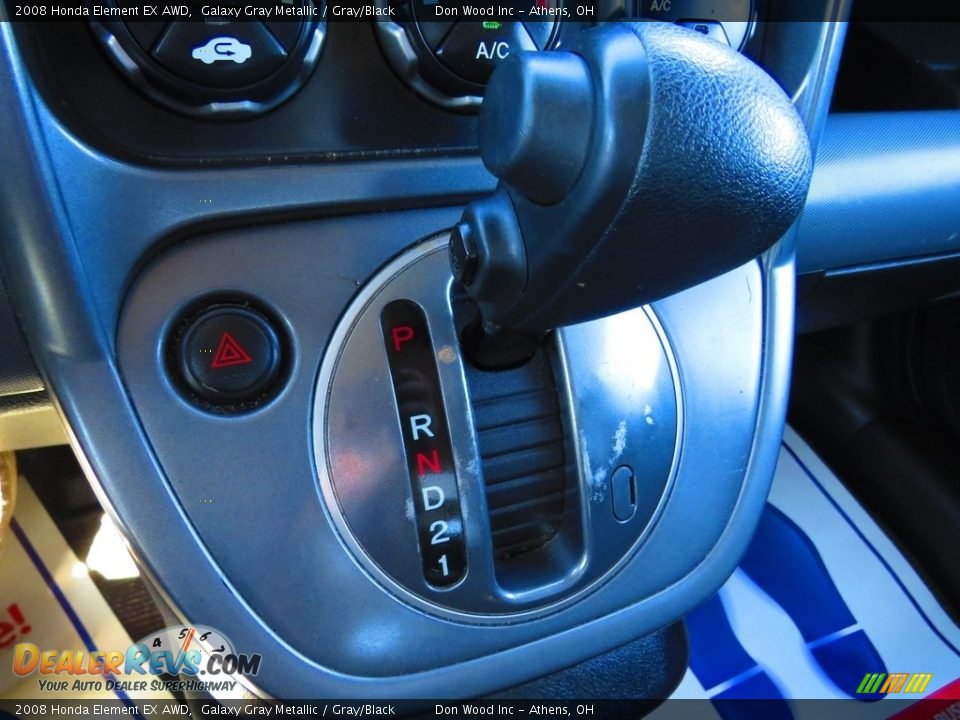 2008 Honda Element EX AWD Galaxy Gray Metallic / Gray/Black Photo #33