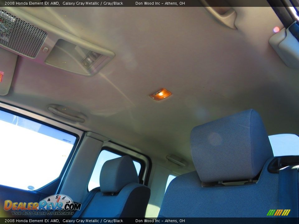 2008 Honda Element EX AWD Galaxy Gray Metallic / Gray/Black Photo #35