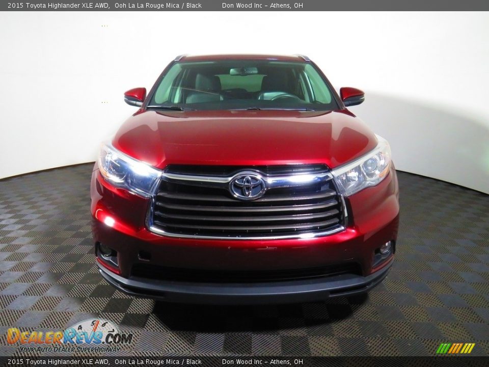 2015 Toyota Highlander XLE AWD Ooh La La Rouge Mica / Black Photo #5