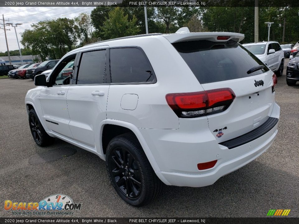 2020 Jeep Grand Cherokee Altitude 4x4 Bright White / Black Photo #4