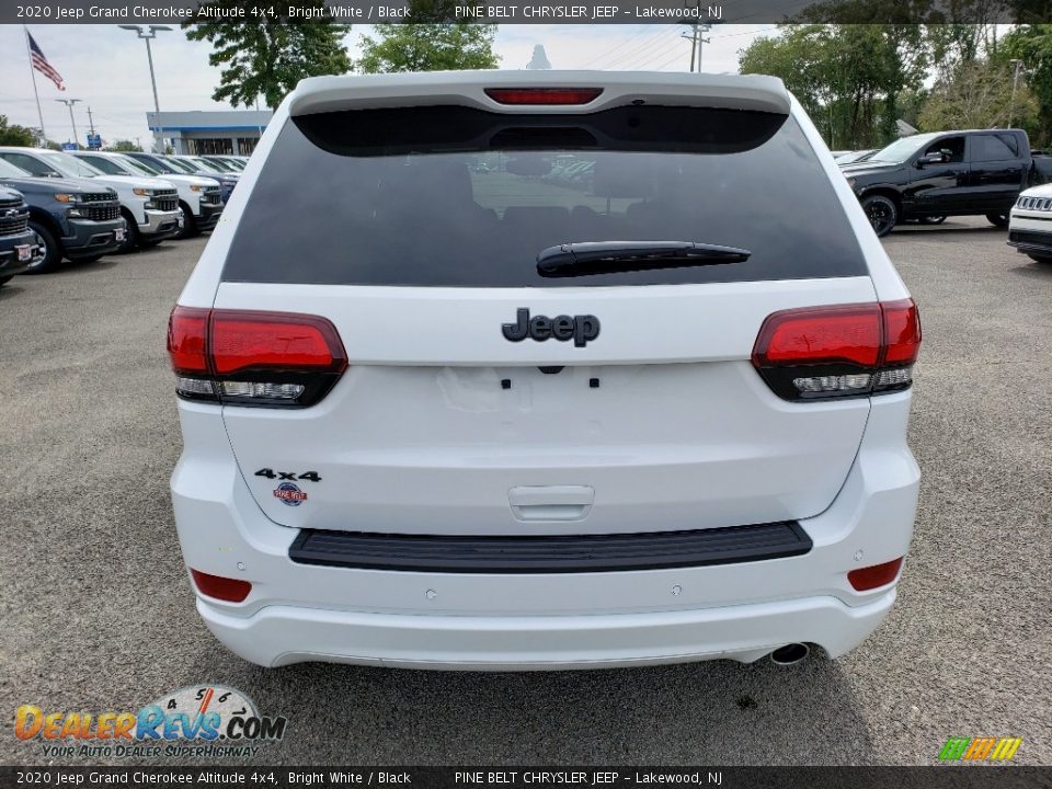 2020 Jeep Grand Cherokee Altitude 4x4 Bright White / Black Photo #5