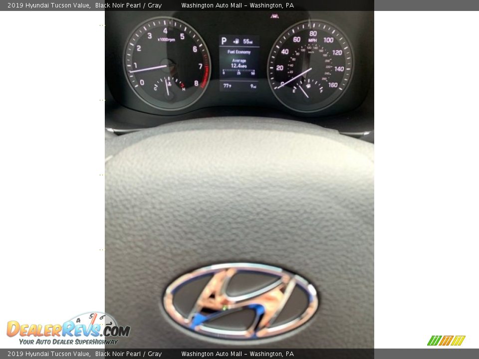 2019 Hyundai Tucson Value Black Noir Pearl / Gray Photo #31