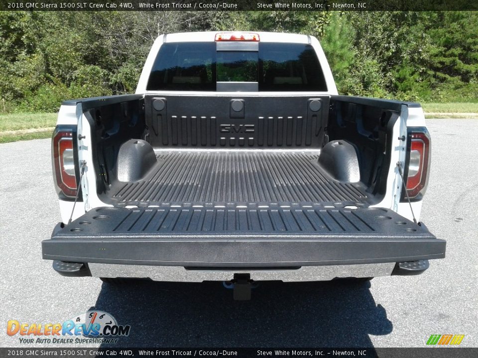 2018 GMC Sierra 1500 SLT Crew Cab 4WD White Frost Tricoat / Cocoa/­Dune Photo #13