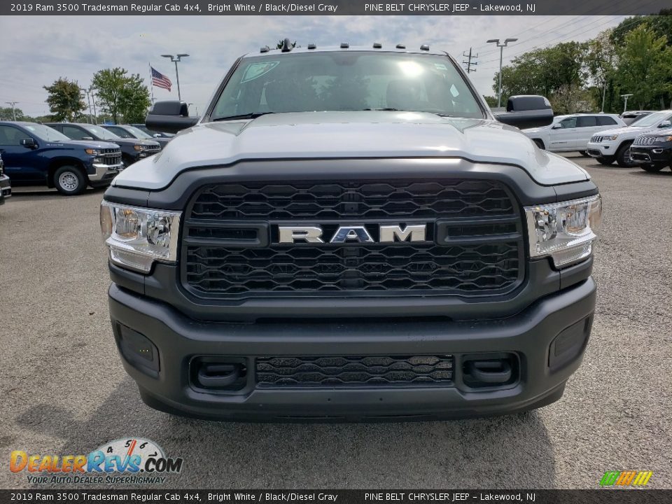 2019 Ram 3500 Tradesman Regular Cab 4x4 Bright White / Black/Diesel Gray Photo #2