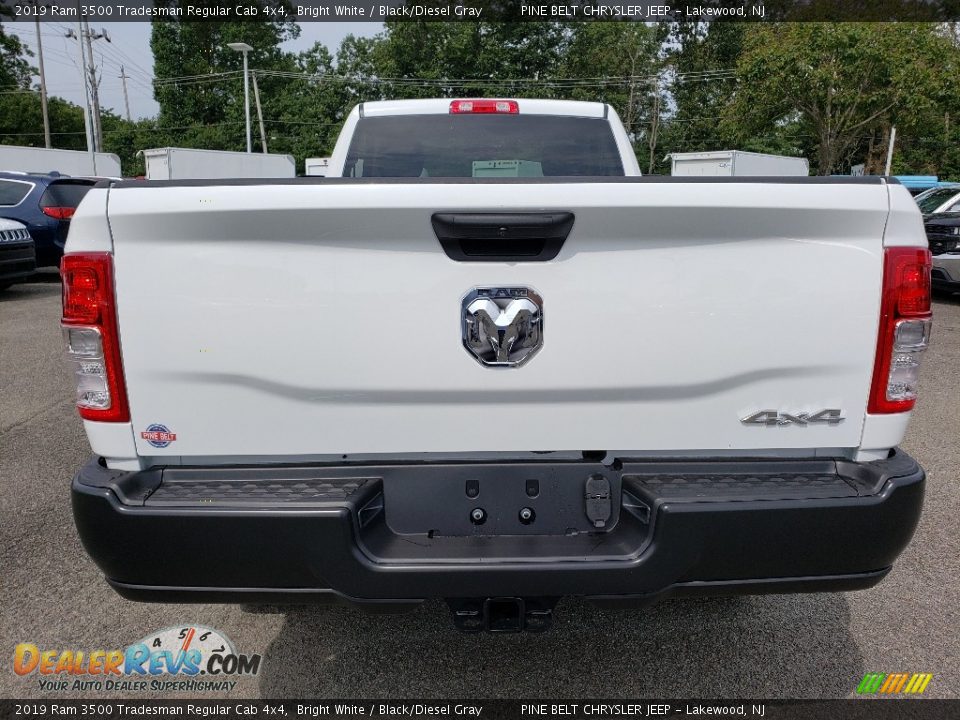 2019 Ram 3500 Tradesman Regular Cab 4x4 Bright White / Black/Diesel Gray Photo #5